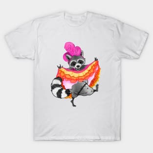 Roosevelt Raccoon is a Can Can Dancer! T-Shirt